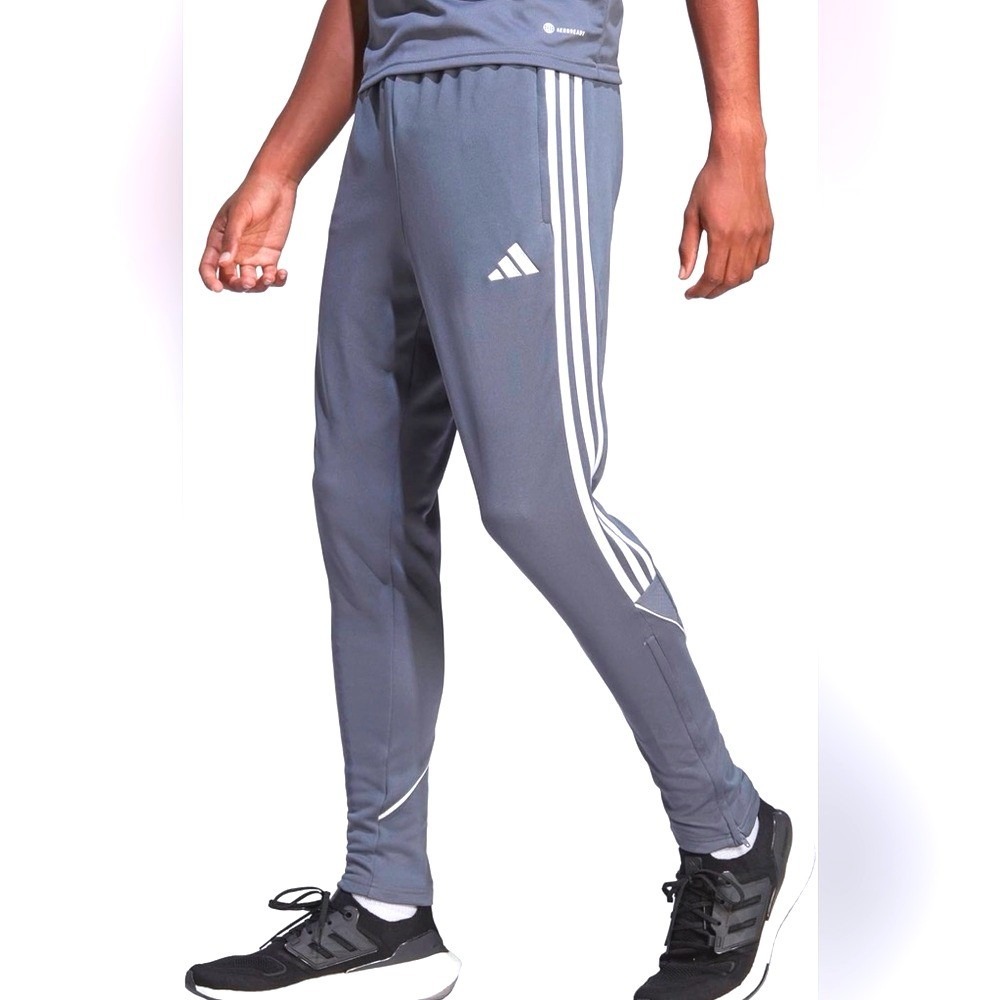 Adidas Men's Charcoal Joggers with White Stripes NEW‎ size 3XLT
